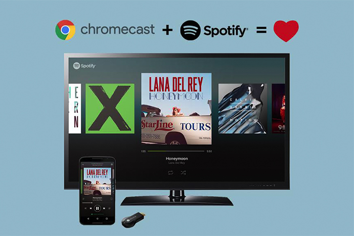 Spotify 與 Chromecast 共同推出全新音樂體驗，讓居家影音無縫接軌！