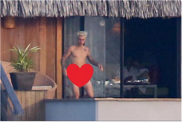 Justin Bieber 全裸被捕捉到了（18禁）！