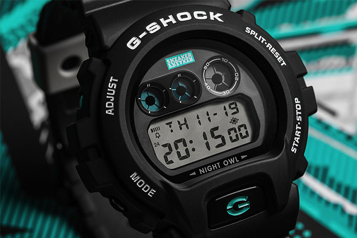 帥到掉渣！《Sneaker Freaker》x G-SHOCK DW-6900「Nightowl」聯名錶款釋出