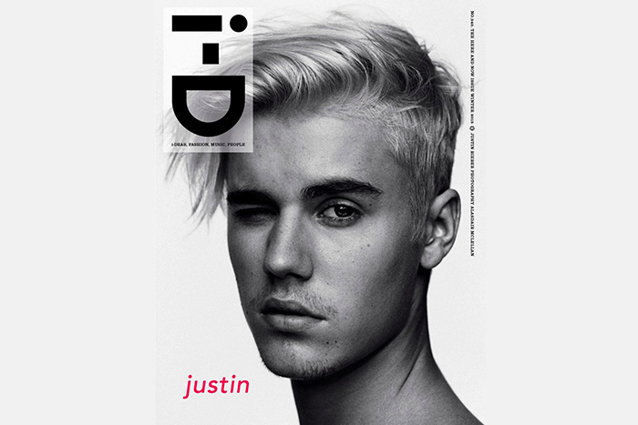 帥氣眨眼！Justin Bieber 拍攝《i-D》雜誌封面！