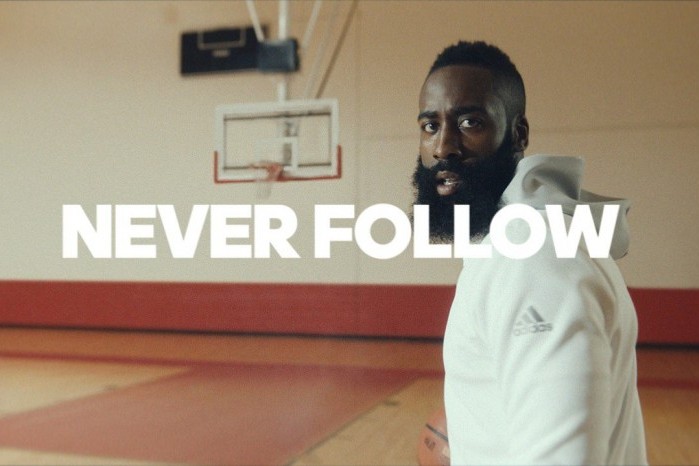 James Harden 與 adidas 最新廣告「Creators Never Follow」