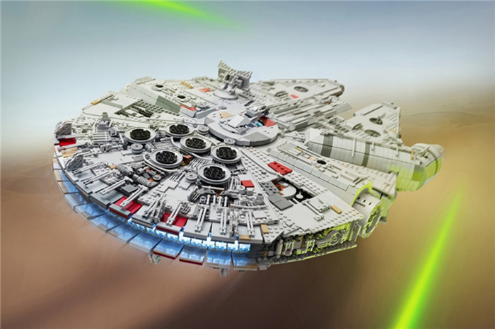 官方版本慘敗！星戰迷用 LEGO 自製最大千年鷹號！