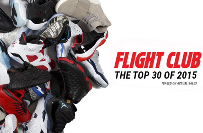 猜猜第一名是誰？知名鞋舖 Flight Club 公佈 2015 年銷售量最高的「30」雙鞋款！