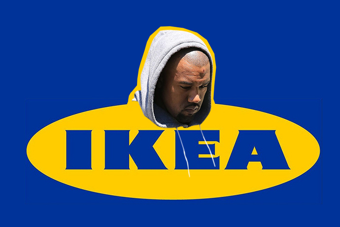Yeezy 的聯名家飾系列？！Kanye West 現身瑞典的 IKEA 總部！