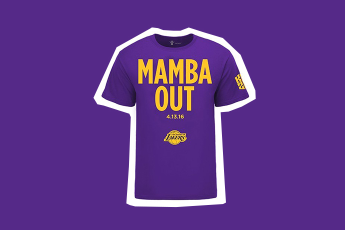 預購開始了！Kobe Bryant「Mamba Out」紀念 T-Shirt 釋出！