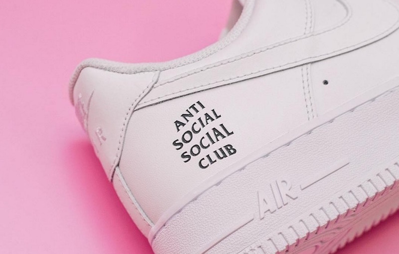 話題不斷．Anti Social Social Club 揭露與 Nike Air Force 1 的聯名版本？