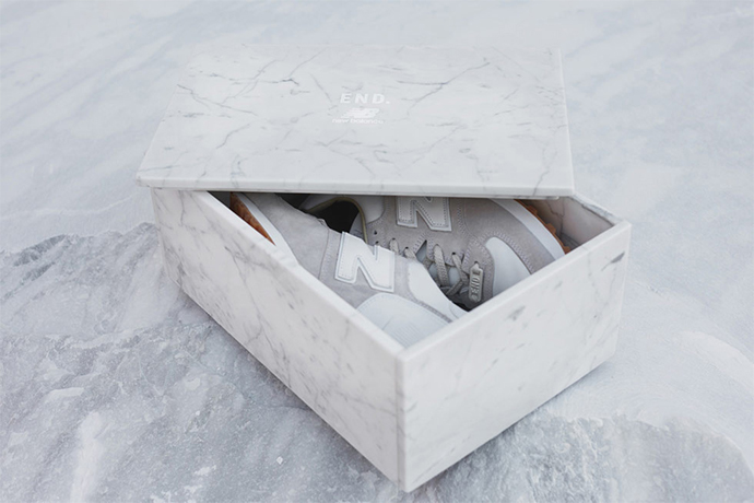 這鞋盒不會太屌嗎？New Balance x END. 新鞋款預告「Marble White」