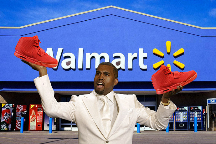Nike Air Yeezy 2 紅鷹現在在 Walmart 沃爾瑪就買得到？！