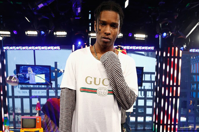 名人穿搭 / A$AP Rocky 穿上整套 Guuci 配 AJ1「Banned」詮釋新潮流：「內搭條紋長袖」