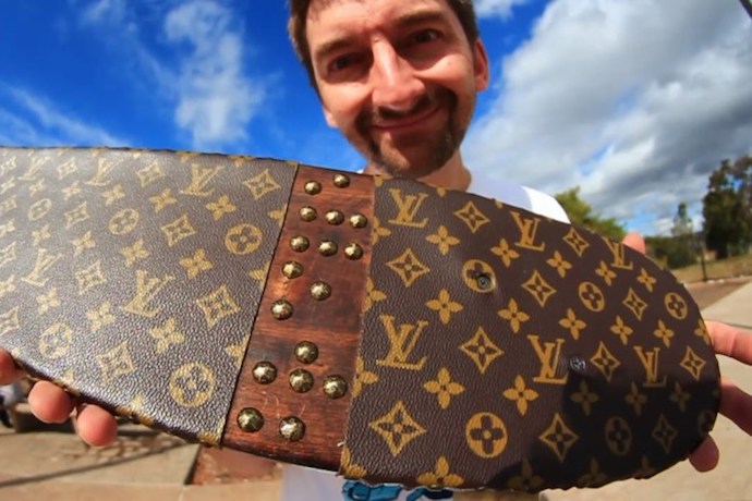 這可能是世上最貴的滑板！「Louis Vuitton」板你敢上腳嗎