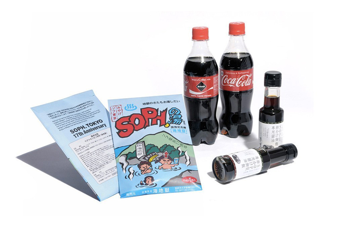 SOPH.TOKYO 迎接開幕 17 週年，推出超酷日常聯名：可口可樂、浴鹽與醬油！