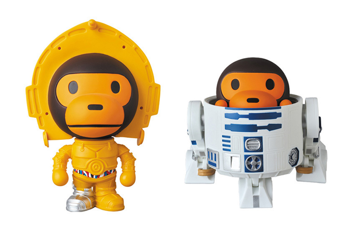 BAPE 最新三方聯名意外曝光 R2-D2 與 C-3PO 的真面目？！