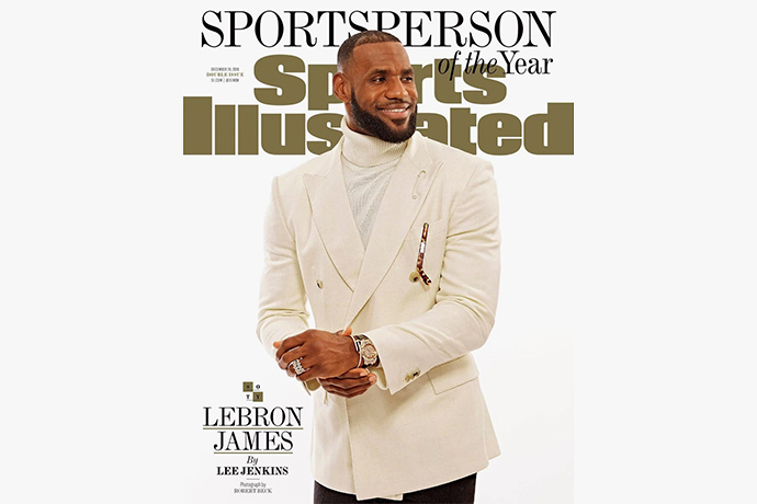 吾皇萬歲萬萬歲！LeBron James 被《運動畫刊》選為「年度最佳運動員」！