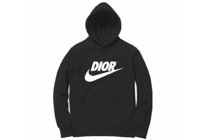 Dior 與 Nike 合作有沒有搞頭？網上已開始流傳「自製聯名」版本