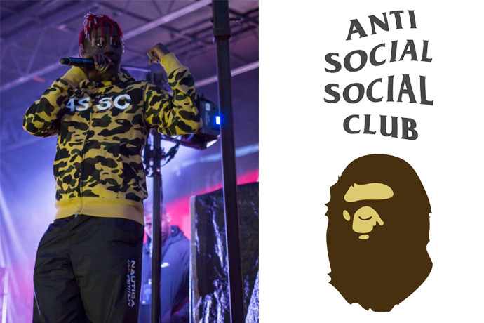 Anti Social Social Club x BAPE 聯名單品被 Lil Yachty 穿上了！