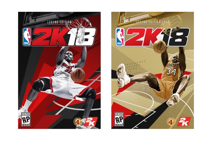 傳奇再現！？《NBA 2K18 傳奇珍藏版》封面人物由Shaquille O’Neal 擔綱！
