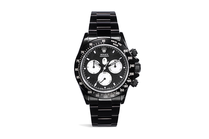 暗黑系潮人最愛！BAPE 居然跟這個「定製品牌」打造「勞力士」腕錶！