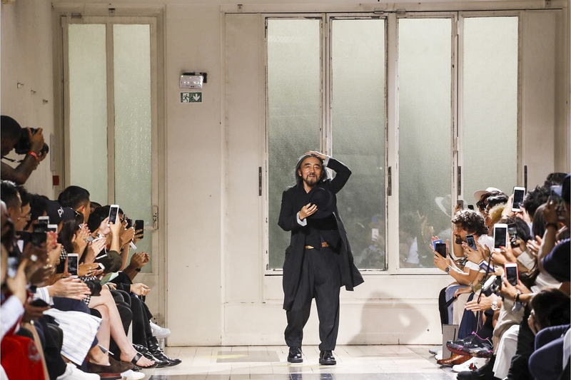 Yohji Yamamoto Menswear Spring Summer 2018 Collection in Paris