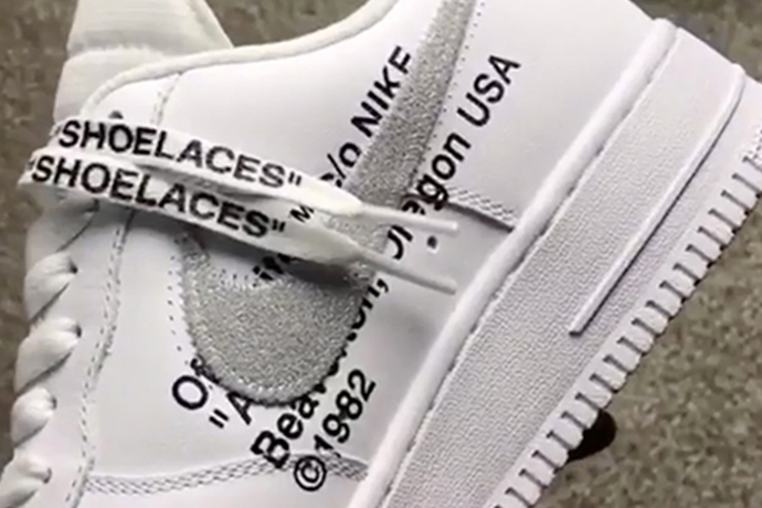 又有新版本？OFF-WHITE x Nike Air Force 1 Low 模樣曝光！