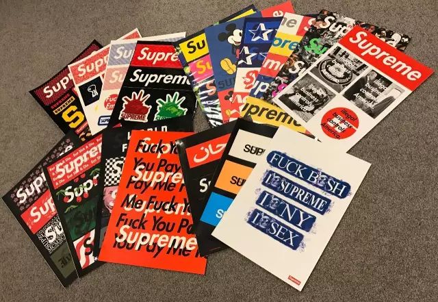 SUPREME 到底多值錢？連貼紙的「身價」都讓人感覺自己是薯條！