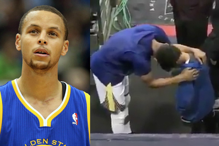 Curry 放棄賽前練球的所有時間，只為了替一名爸爸在車禍中喪生的小孩打氣。