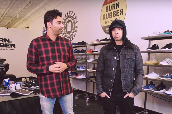 跟著饒舌天王 Eminem 去血拼球鞋，就連他都說支持「炒賣文化」！？