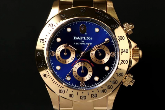 潮人完美配件！BAPE 推出最新街頭版「勞力士」腕錶