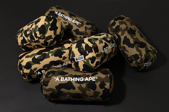 睡這個就不會失眠了？A Bathing Ape 發布經典迷彩「枕頭」