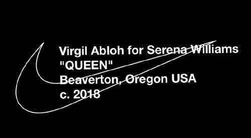 Off-White 進攻網壇？Virgil Abloh 與 Serena Williams 即將帶來「Queen」女王紀念系列