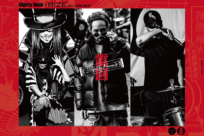 日本搖滾天團 RIZE 20th x Slightly Numb 聯乘商品發布！