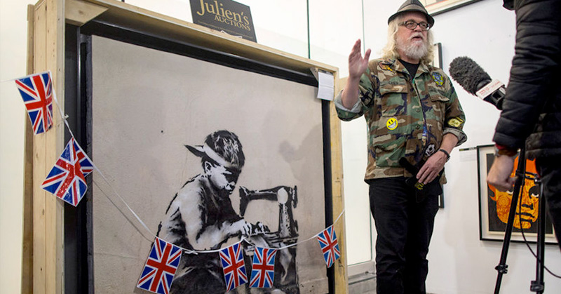 瘋了！Ron English 打算重新粉刷 2,100 萬台幣的 Banksy 創作！