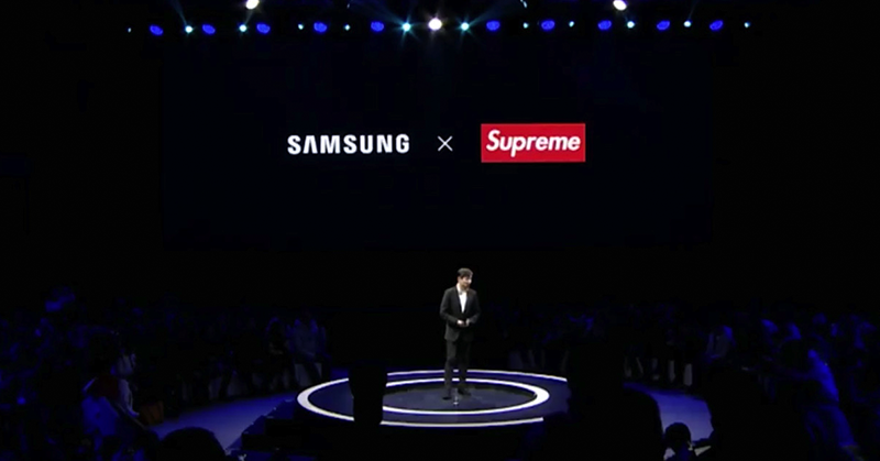 玩真的？！3C 巨頭 Samsung 宣布將與 Supreme 啟動聯名企劃！