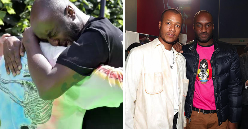 Virgil Abloh 把 Kanye West 的擁抱，送給了自己最好的朋友