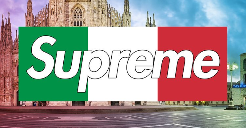 Supreme 即將進軍義大利，Supreme Italia 準備好了嗎？