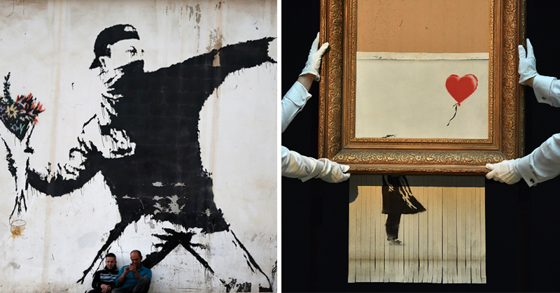 沒有人知道他的真實身分！曾在拍賣會上「自毀畫作」的神秘藝術家 Banksy 作品要來台開展啦！