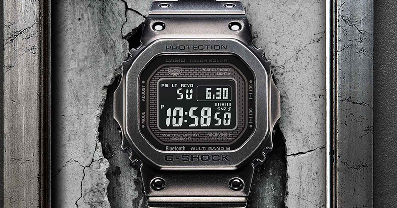 硬漢必備！G-Shock 推出極硬派 GMWB5000V 電鍍刷舊錶款！