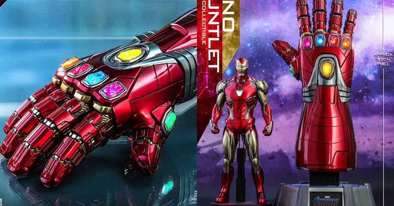 I am Iron Man！Hot Toys 發布神物「鋼鐵人無限手套」完美 1:1 複製，漫威迷絕對要收藏！