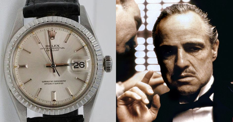 《教父》「馬龍白蘭度」經典 Rolex Datejust 名錶即將開放拍賣！百萬台幣想必只是基本盤？