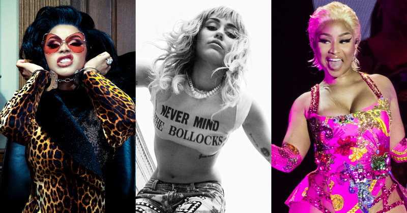 誰才是饒舌女王？Miley Cyrus 新歌「這句歌詞」一次槓上 Cardi B、Nicki Minaj？！