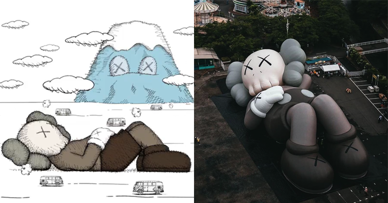 巡迴持續中！《Kaws：Holiday》前往下一站，這次 Companion 將在日本「富士山」撒野啦！