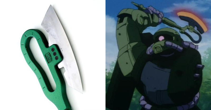 中二，從生活開始！日本刀具品牌 amenoma 竟然把《鋼彈》的武器變成「菜刀」啦？！