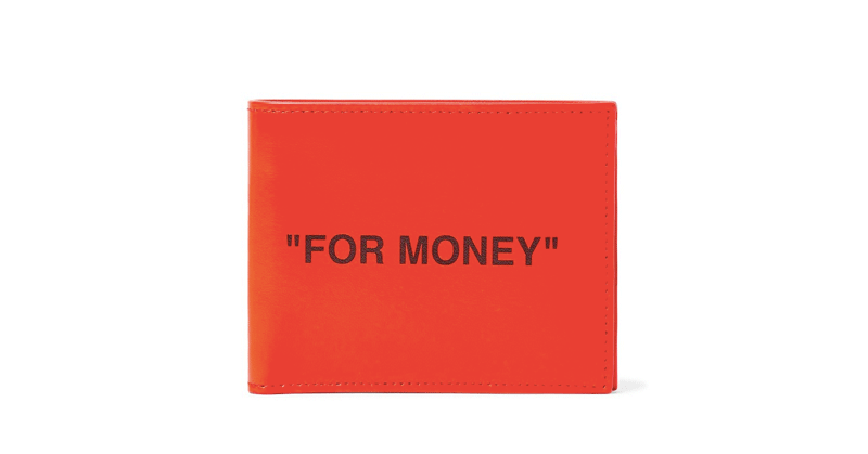 OFF-WHITE 推出「為了錢」設計皮夾