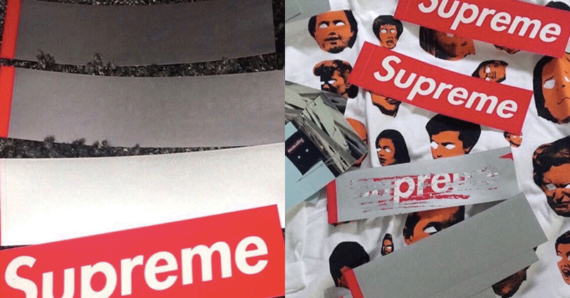 Supreme 這次最有創意的週邊還包括了「刮刮樂」貼紙！？