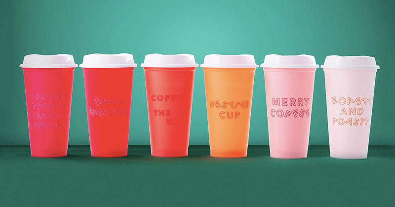 星巴克做環保！推出可重複使用的繽紛配色環保杯