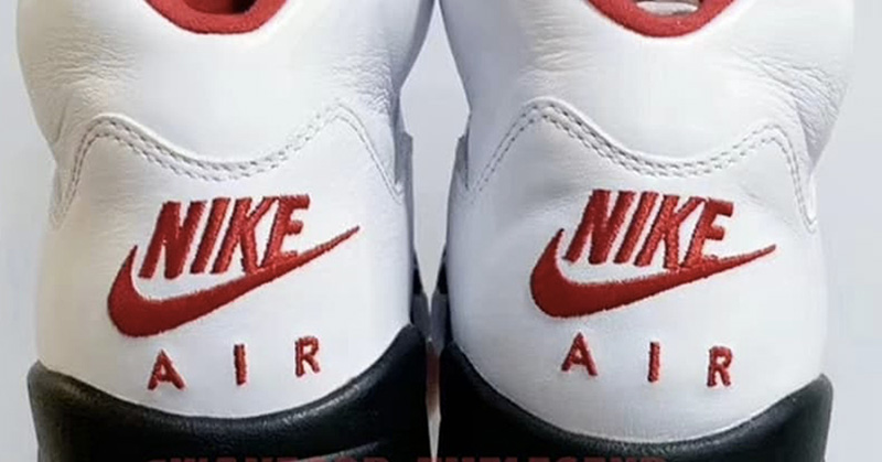 搶先看！Air Jordan 5「Fire Red」此次使用了「Air」標誌