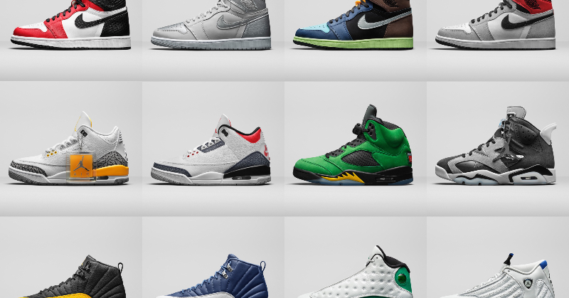這十二雙 Jordan 官方發表秋季將販售復刻鞋款你選哪雙？