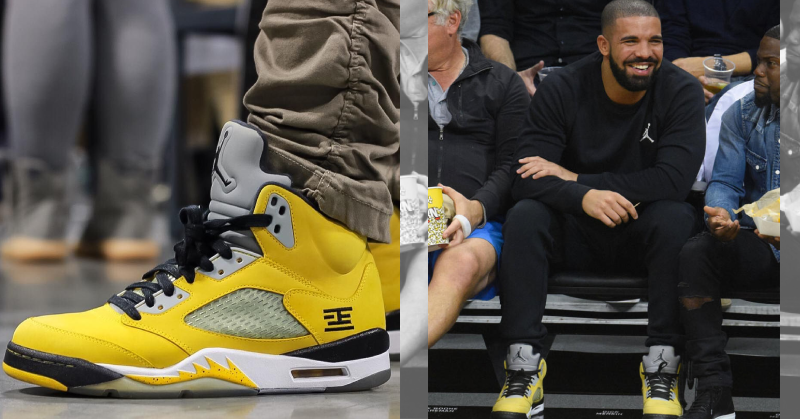 Drake 曾著用的 Air Jordan V「Tokyo」神鞋傳出復刻消息！鞋頭不暴動都難！