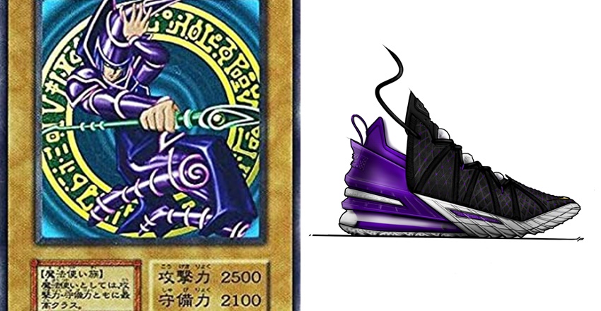 皇帝的第 18 雙簽名戰靴曝光！LEBRON 18 靈感是來自遊戲王黑魔導嗎！？