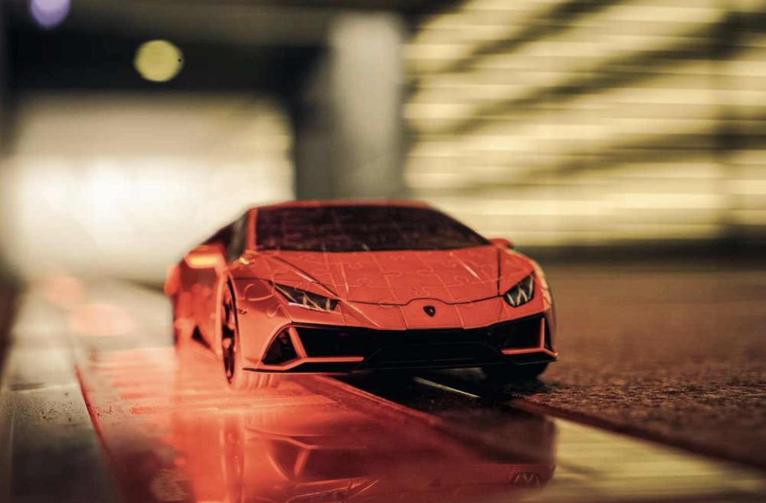 只用 1200 元就能入手頂級超跑！Lamborghini 推出 Huracán EVO 「3D 拼圖」模型車，親民價格連小孩都買得起～