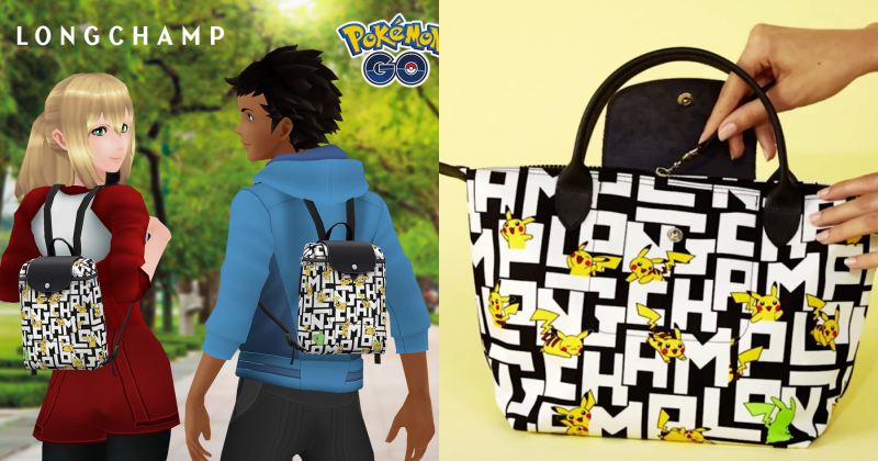皮卡丘也要進軍時尚圈？！Longchamp 攜手 Pokémon 打造萌度滿點的聯名包款，吸睛外型連男友都搶著背！